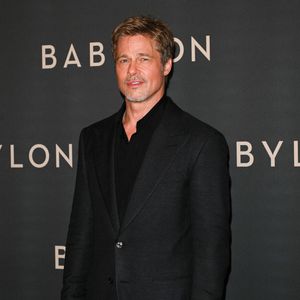 Brad Pitt à la première du film "Babylon" au cinéma Le Grand Rex à Paris, France, le 14 janvier 2023. © Coadic Guirec/Bestimage