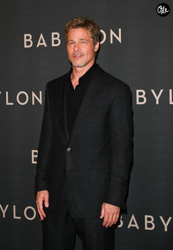 Brad Pitt à la première du film "Babylon" au cinéma Le Grand Rex à Paris, France, le 14 janvier 2023. © Coadic Guirec/Bestimage