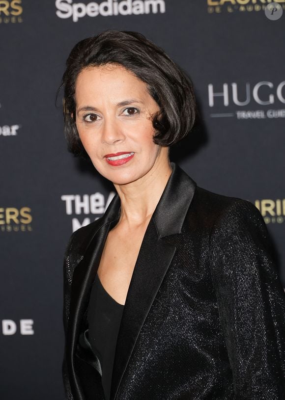 Sophia Aram - Photocall de la 31ème cérémonie des Lauriers de l'audiovisuel au théâtre Marigny à Paris le 10 février 2026. © Coadic Guirec/Bestimage