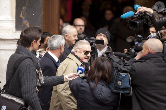 Sans compter cette brève et discrète apparition en 2013

Aldo Maccione - Obseques de Georges Lautner a la cathedrale Sainte-Reparate a Nice, le 30 novembre 2013.