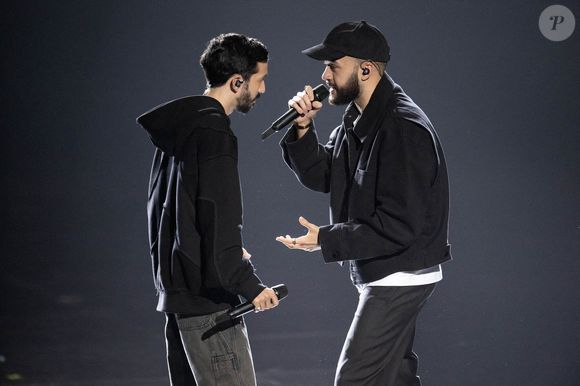 Bigflo et Oli se produisent sur scène lors des 38e Victoires de la Musique à la Seine Musicale le 10 février 2023 à Boulogne-Billancourt, France. Photo par David Niviere/ABACAPRESS.COM
