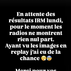 Le lendemain, Germain a partagé sur Instagram que les radios ne montraient "rien nulle part" et qu’il attendait les résultats de l’IRM, tout en remerciant pour les messages de soutien.

Baptiste Germain s'est blessé lors de son dernier match de rugby