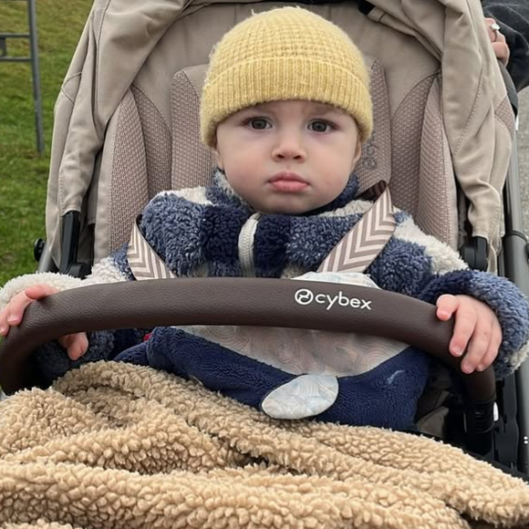 Sophie Tapie maman d'un garçon prénommé César