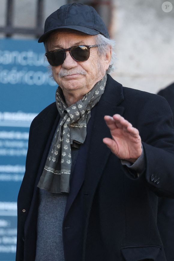Patrick Chesnais - Obsèques de Nathalie Baye en l'église Saint-Sulpice à Paris le 23 avril 2026. © Dominique Jacovides - Coadic Guirec / Bestimage