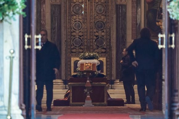 Les funérailles de la princesse Irène de Grèce à la cathédrale métropolitaine d'Athènes à Athènes, Grèce, le 19 janvier 2026. Photo par Giannis Panagopoulos/Eurokinissi/ABACAPRESS.COM
