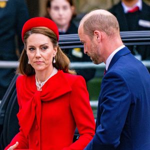 Le prince William, prince de Galles, et Catherine (Kate) Middleton, princesse de Galles - La famille royale britannique célèbre le 76ème Commonwealth Day à l'abbaye de Westminster à Londres, le 10 mars 2025.