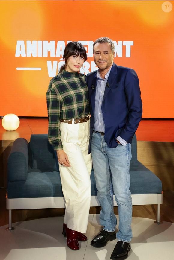 Exclusif - Nolwenn Leroy et Bernard Montiel sur plateau de l'émission "Animalement Vôtre" présentée par B.Montiel et diffusée le 25 janvier 2026 sur France 3, à Paris, France, le 3 décembre 2025. © Jack Tribeca/Bestimage