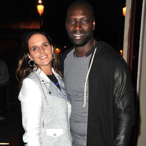 Omar Sy et sa femme Helene - Soiree pour la sortie du jeu "Fifa 14" a la Gaite Lyrique a Paris. Le 23 septembre 2013. ©VEEREN / BESTIMAGE