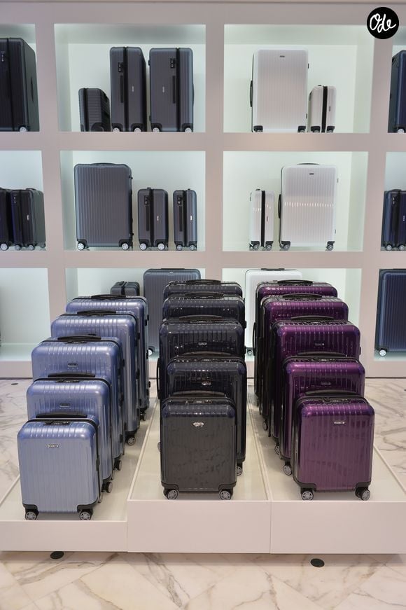 Illustration - Inauguration d'une nouvelle boutique de la marque Rimowa à Rome, le 30 janvier 2015.
