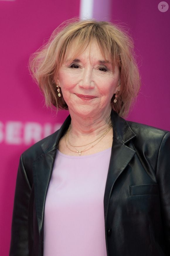 Marie-Anne Chazel sur le tapis rose dans le cadre du 7ème Festival International CannesSeries à Cannes, France le 06 avril 2024. Photo par Aurore Marechal/ABACAPRESS.COM