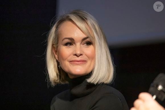 Laeticia Hallyday assiste à l'avant-première de presse, à la veille de l'ouverture de l'exposition consacrée à Johnny Hallyday 'Johnny Hallyday L'Exposition' qui se tient à Brussels Expo, Palais2 à Bruxelles, Belgique, le 19 décembre 2022. Photo by ABACAPRESS.COM