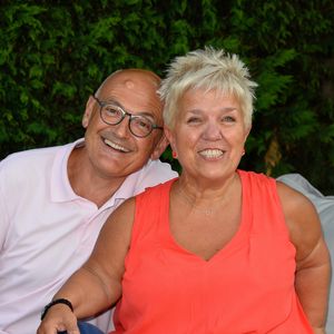 Benoist Gérard et sa femme Mimie Mathy - 9ème Festival du Film Francophone d'Angoulême - Jour 5, le 26 août 2016. © Coadic Guirec/Bestimage