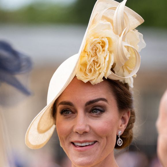 Kate Middleton lors de la Royal Garden Party au palais de Buckingham, Londres, Angleterre, Royaume-Uni le 20 mai 2025.

Photo : Aaron Chown / PA Wire / ABACAPRESS.COM