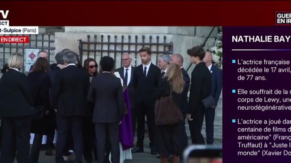 Laura Smet bien entourée pour le dernier voyage de sa mère Nathalie Baye.