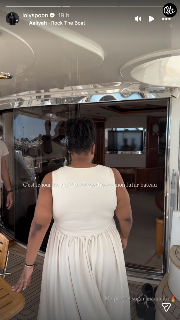 Kelly Massol fait visiter son futur yatch !