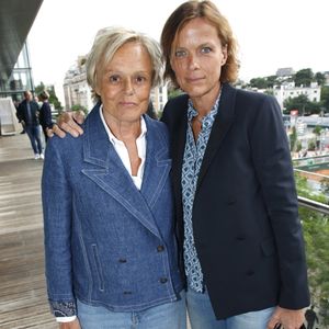 Exclusif - Muriel Robin et Anne Le Nen - Soirée des comédiens de séries de France Télévisions lors des Internationaux de France de Tennis de Roland Garros 2024 - Jour 10 à Paris. Le 4 Juin 2024. © Bertrand Rindoff Petroff / Bestimage