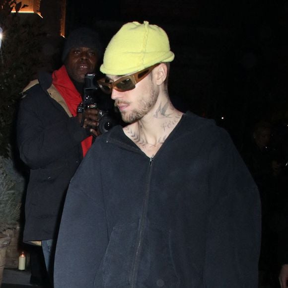 Justin Bieber devant le Twenty Two, New York City, NY, USA le 9 février 2025. © Roger Wong/INSTARimages/Abacapress.com