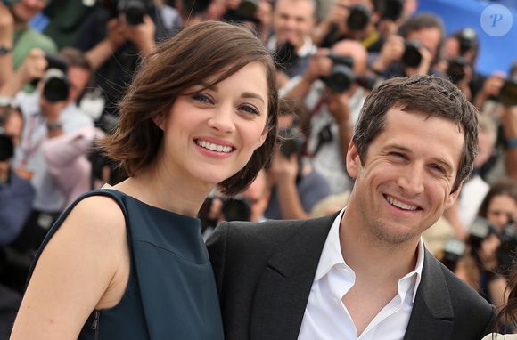 Marion Cotillard et Guillaume Canet - Photocall du film "Blood Ties" au 66 eme Festival du Film de Cannes. Le 20 mai 2013. © DOMINIQUE JACOVIDES / BESTIMAGE