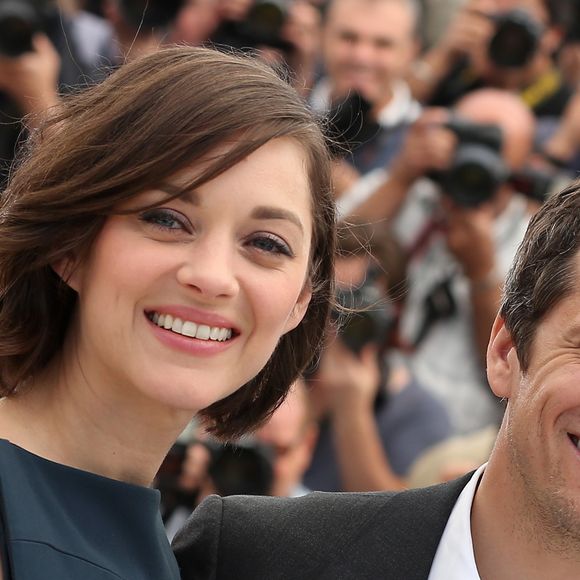 Marion Cotillard et Guillaume Canet - Photocall du film "Blood Ties" au 66 eme Festival du Film de Cannes. Le 20 mai 2013. © DOMINIQUE JACOVIDES / BESTIMAGE