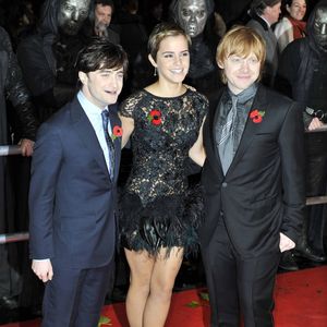 Daniel Radcliffe, Emma Watson et Rupert Grint en 2010 à Londres 
©GOFF INF / BESTIMAGE
