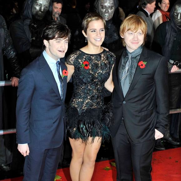 Daniel Radcliffe, Emma Watson et Rupert Grint en 2010 à Londres 
©GOFF INF / BESTIMAGE