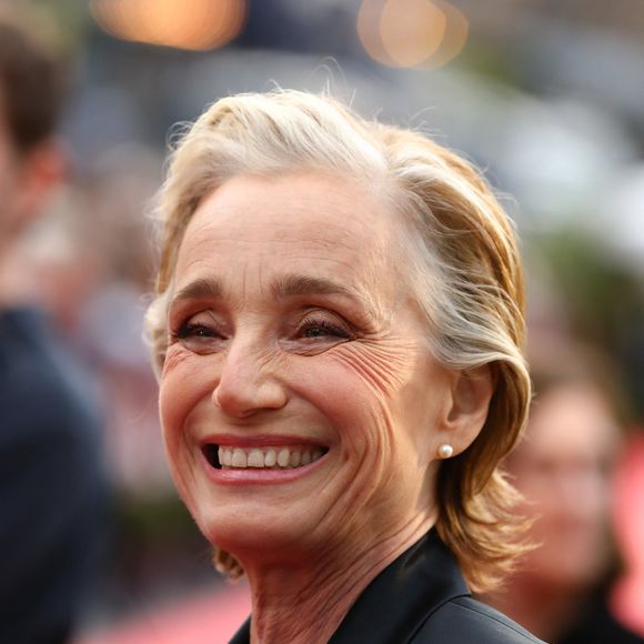 Kristin Scott Thomas pose sur le tapis rouge lors de la cérémonie d'ouverture du 36e Festival du Film Britannique et Irlandais de Dinard à Dinard, jeudi 2 octobre 2025 (Crédit image : © Mickael Chavet/ZUMA Press Wire).