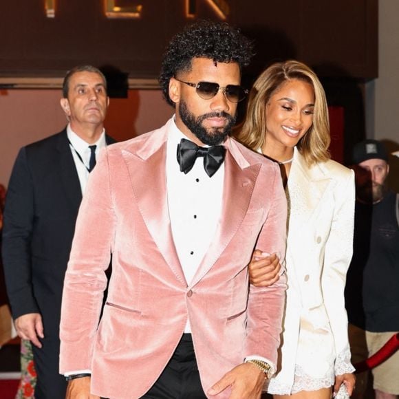 Russell Wilson et Ciara à la sortie du TIME100 Sports Gala à New York City.

© Bestimage