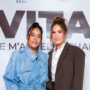 Exclusif - Amel Bent, Vitaa à la projection privée en avant-première du documentaire sur Vitaa (Charlotte Gonin) "Je m'appelle Charlotte" dans les locaux de TF1 à Boulogne Billancourt le 18 novembre 2024. © Pierre Perusseau / Bestimage