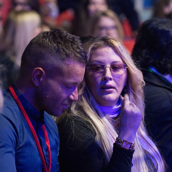 Exclusif - Loana Petrucciani (marraine 2017 de "Soupe En Scène") et Phil Storm lors de la soirée "Soupe En Scène" au Cirque Pinder à Lyon, France, le 12 avril 2017.© Agence/Bestimage