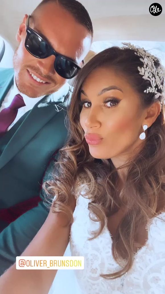 Wafa El Mejjad et son mari Oliver. Instagram