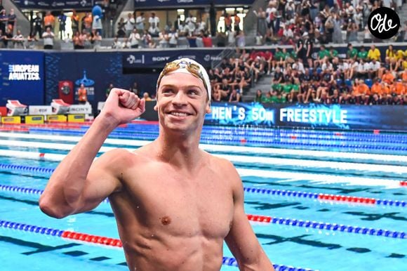 Leon Marchand (FRA) - Championnats d'Europe de natation au Centre aquatique olympique à Saint-Denis le 16 août 2026.
© Baptiste Autissier / PsnewZ / Bestimage