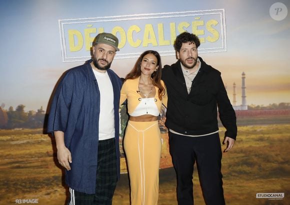 Ali Bougheraba, Vanessa Guide, Redouane Bougheraba - Avant-Première du film "Délocalisés" à l'UGC Ciné Cité Bercy à Paris le 4 mars 2025. © Marc Ausset-Lacroix/Bestimage