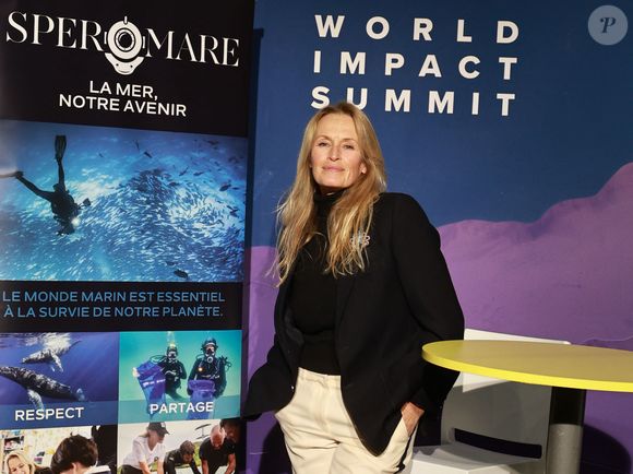 Estelle Lefébure, présidente de l’association Spero Mare au World Impact Summit à Bordeaux le 25 mars 2025. 

© Fabien Cottereau / Bestimage