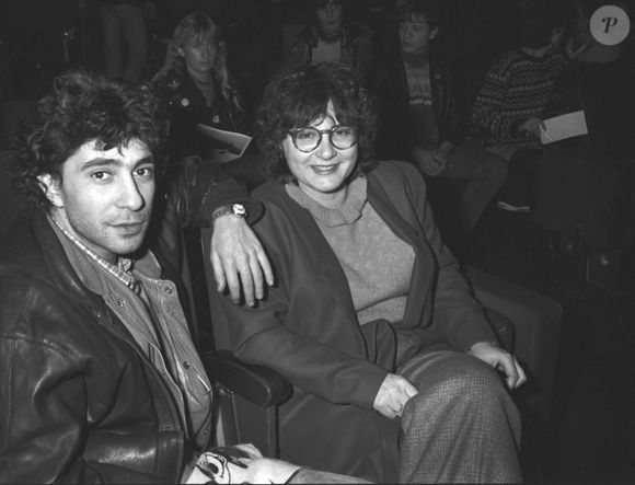 Josiane Balasko et son mari Philippe Berry à Paris. Le 28 janvier 1982. © Jean-Claude Woestelandt / Bestimage