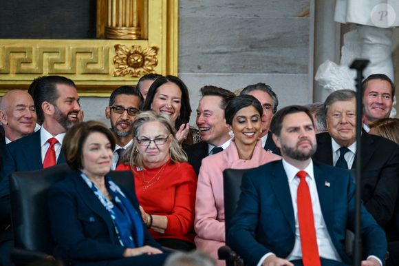 Les célébrités lors de l'investiture de D. Trump en tant que 47ème Président des Etats-Unis au Capitole à Washington DC, le 20 janvier 2025.