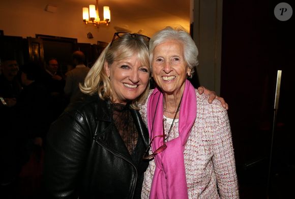 Exclusif - Charlotte de Turckheim et sa mère Françoise de Turckheim - Enregistrement de la pièce de théâtre "On refait le boulevard" au théâtre de la porte Saint-Martin à Paris, France, le 10 octobre 2016 © Gouhier-Jacovides/Bestimage