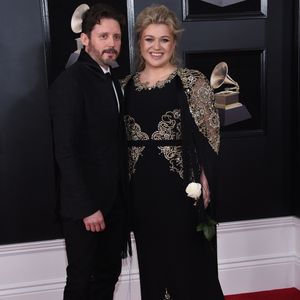 Kelly Clarkson et son mari Brandon Blackstock à la 60ème soirée annuelle des Grammy Awards à Madison Square Garden à New York,  le 28 janvier 2018

© Chris Delmas/Bestimage