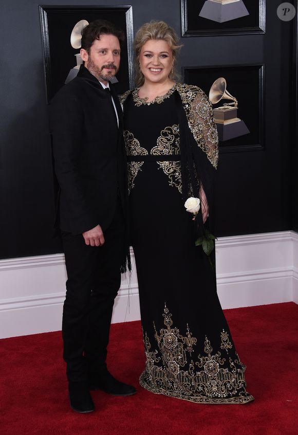 Kelly Clarkson et son mari Brandon Blackstock à la 60ème soirée annuelle des Grammy Awards à Madison Square Garden à New York,  le 28 janvier 2018

© Chris Delmas/Bestimage