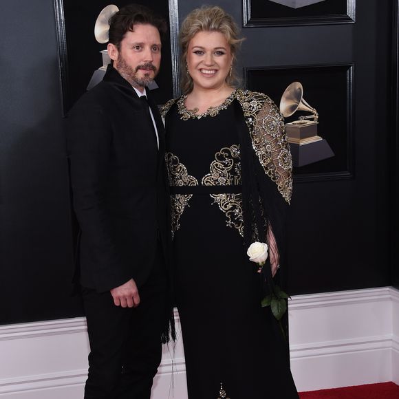 Kelly Clarkson et son mari Brandon Blackstock à la 60ème soirée annuelle des Grammy Awards à Madison Square Garden à New York,  le 28 janvier 2018

© Chris Delmas/Bestimage