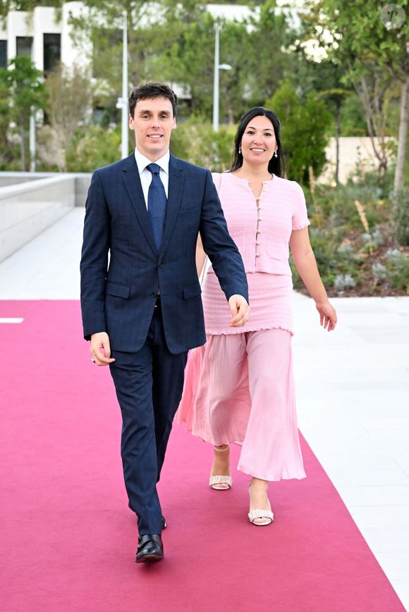 Marie et Louis Ducruet - Le prince de Monaco a inauguré l'exposition "Monaco et les Napoléon(s) - Destins croisés", au Grimaldi Forum à Monaco, le 10 juillet 2025. Claudia Albuquerque / Bestimage