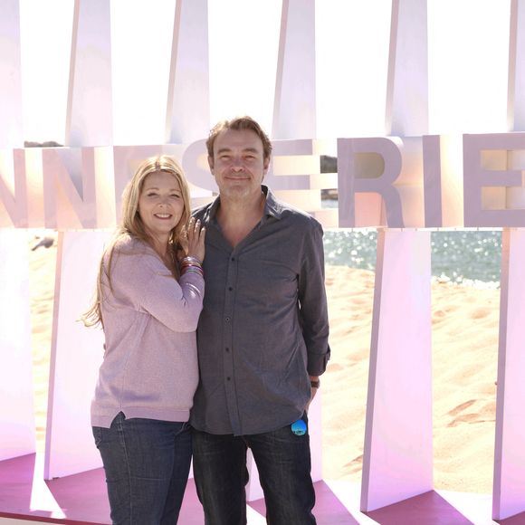 Hélène Rolles, Patrick Puydebat, Les mystères de l'Amour
CANNESERIES 2023 Saison 6 à Cannes, samedi 15 avril 2023. Christophe Aubert via Bestimage