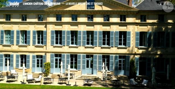 Images de l'ancien château de Catherine Deneuve.