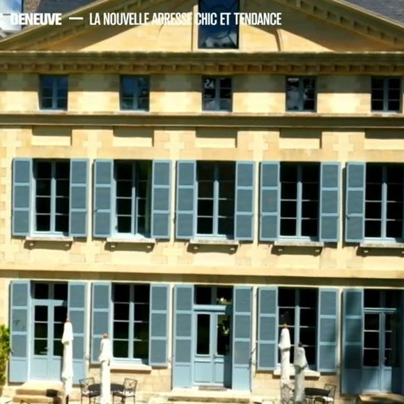 Images de l'ancien château de Catherine Deneuve.