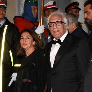 Gérard Darmon - Dîner d'Etat offert par sa Majesté le roi Mohammed VI du Maroc en l'honneur du Président de la République Emmanuel Macron et de la première dame Brigitte Macron au Palais Royal de Rabat au Maroc le 29 Octobre 2024. Dominique Jacovides/Bestimage