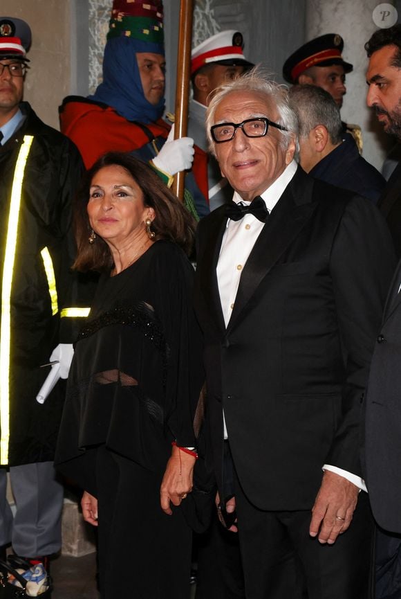 Gérard Darmon - Dîner d'Etat offert par sa Majesté le roi Mohammed VI du Maroc en l'honneur du Président de la République Emmanuel Macron et de la première dame Brigitte Macron au Palais Royal de Rabat au Maroc le 29 Octobre 2024. Dominique Jacovides/Bestimage