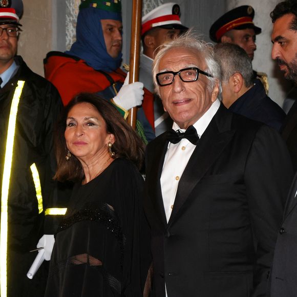 Gérard Darmon - Dîner d'Etat offert par sa Majesté le roi Mohammed VI du Maroc en l'honneur du Président de la République Emmanuel Macron et de la première dame Brigitte Macron au Palais Royal de Rabat au Maroc le 29 Octobre 2024. Dominique Jacovides/Bestimage