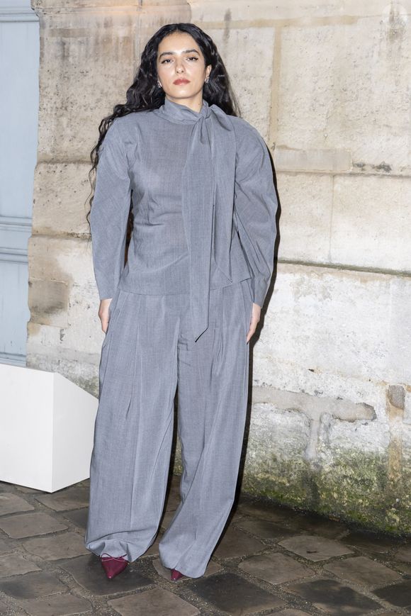 Hafsia Herzi lors du Photocall du Défilé de mode Jacquemus Collection Hommes Automne Hiver Printemps-Été dans le cadre de la Fashion Week de Paris, France, le 25 janvier 2026.
 
© Olivier Borde / Bestimage