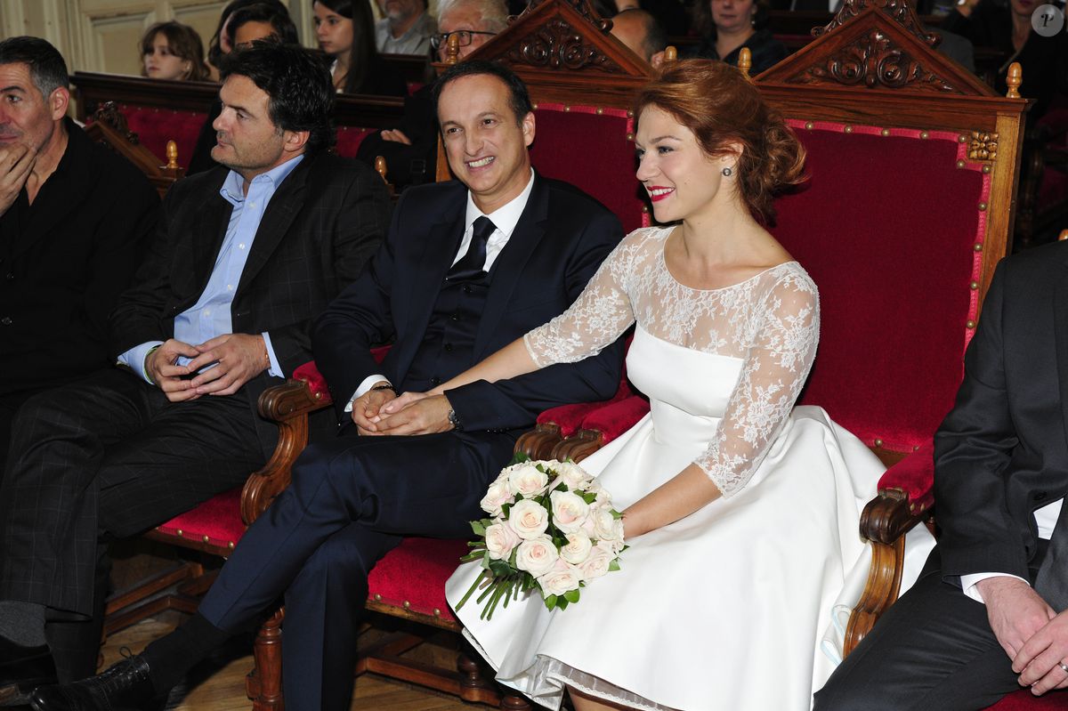 Photo : Mariée en 2014 à Michel Ferracci, la comédienne était vêtue d ...