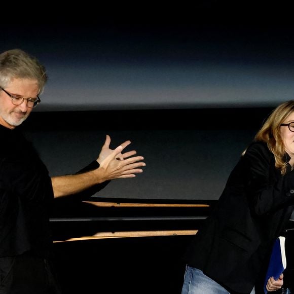 Concert surprise, après la projection de son film, d'Isabelle Carré, accompagnée par son frère Benoît Carré au piano lors de la 7e édition du festival Cineroman à Nice le 1er Octobre 2025 © Bebert-Jacovides/Bestimage
