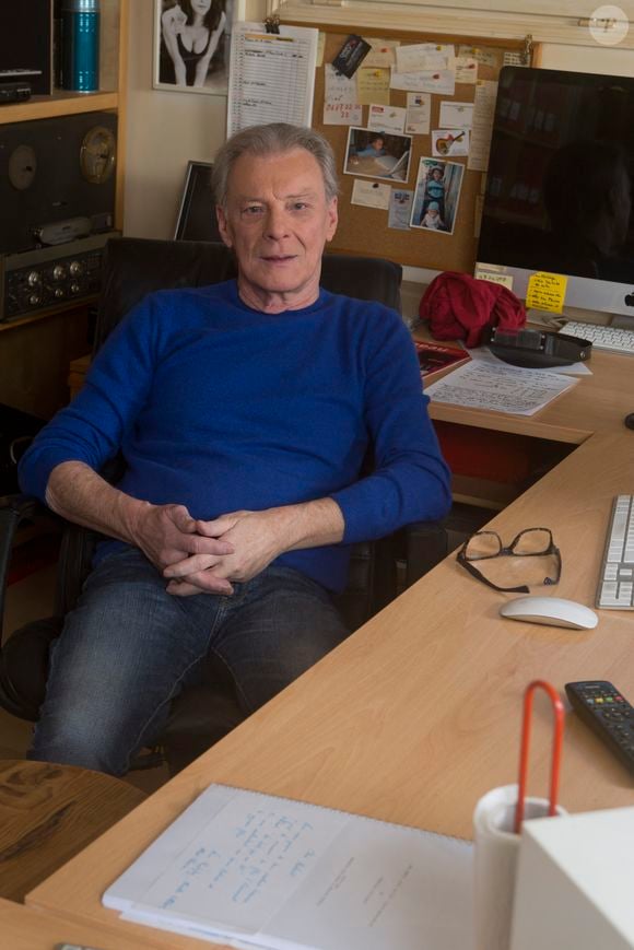 Herbert Leonard et sa femme Cléo chez eux à Barbizon le 2016/12/2016